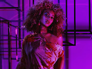 beyonce with a pink background (beyonce knowles )