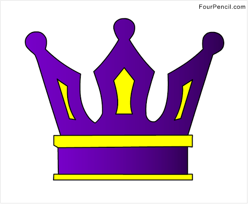 Free Printable Crown dot to dot drawing for kids