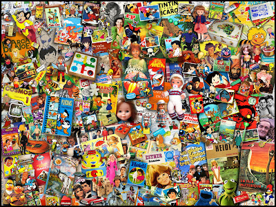 collage pop art años 70