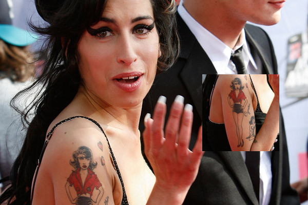 amy winehouse tattoos