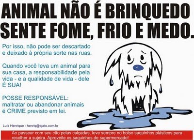 Ajude um animal!