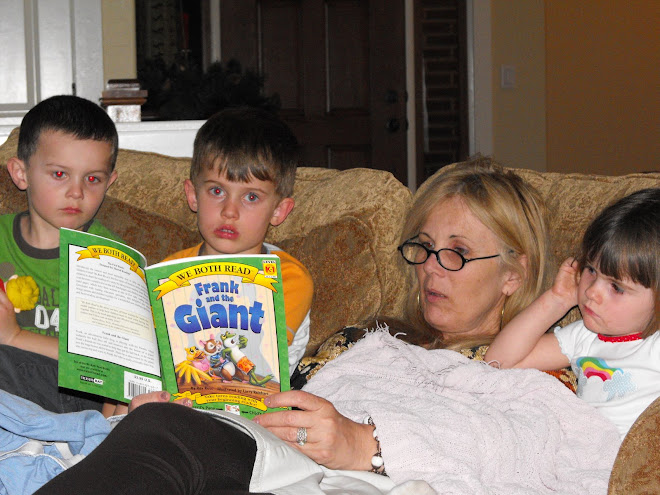 Story time at Grandma Adams'