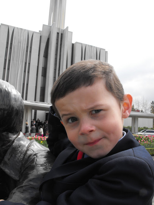 Jack at Seattle Temple 2009