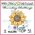 Top 5 Winner at Mel Jens Designs