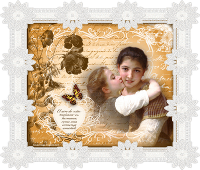 collage vintage en formato png