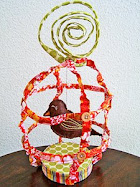 Fabric bird cage tutorial