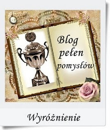 Wyróżnienie Blog pełen pomysłów