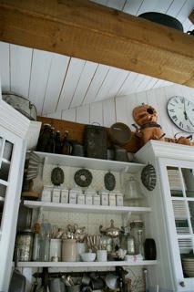 A KITCHEN SHELF