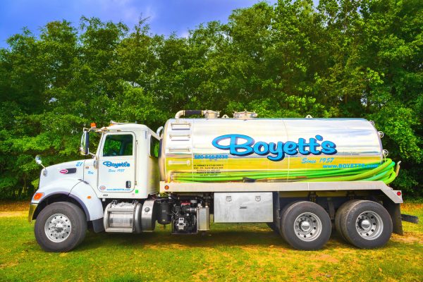 Boyett's Septic Tank Service Truck