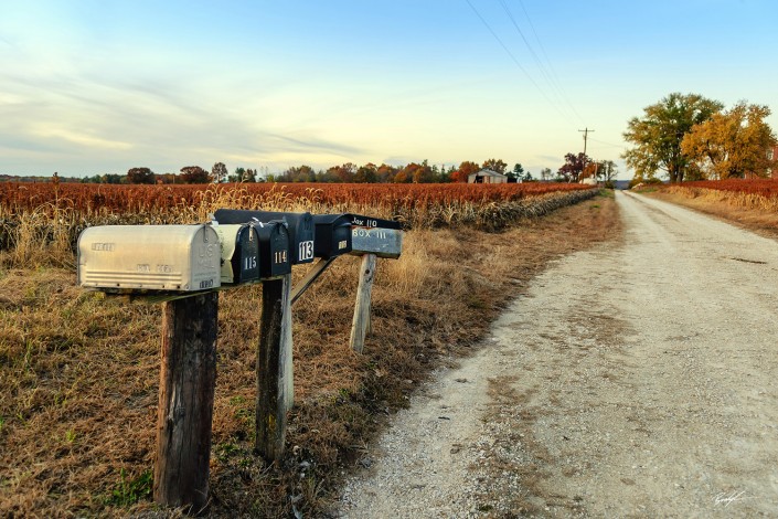 Rural Mailboxes Calhoun County Illinois