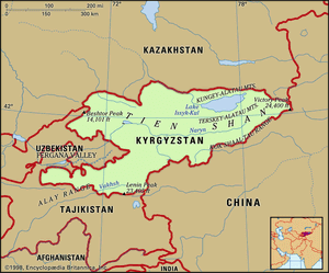 Physical features of Kyrgyzstan