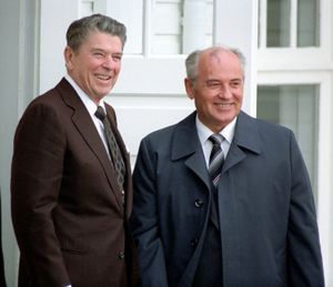 Reagan, Ronald; Gorbachev, Mikhail