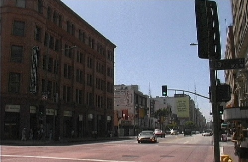 Bradbury Building and Street. Photo (c) Gnomus, Aug 2001