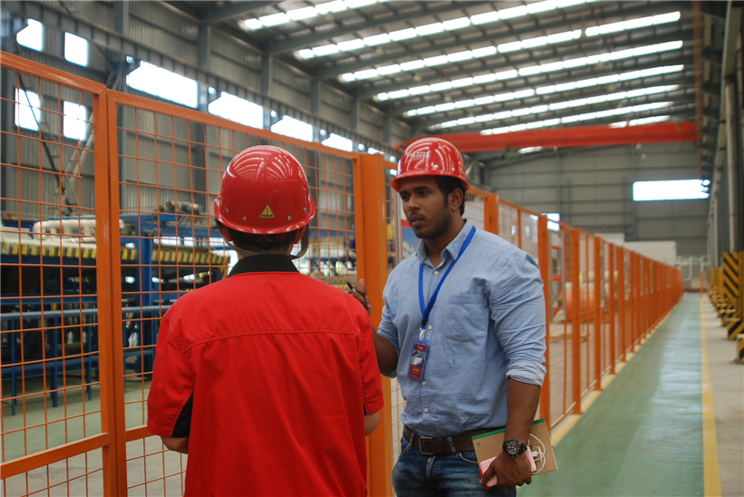 Qatar customer visit <font color='red'>BRD</font> for sandwich panel