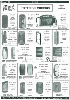 Rear View Mirrors for School Buses