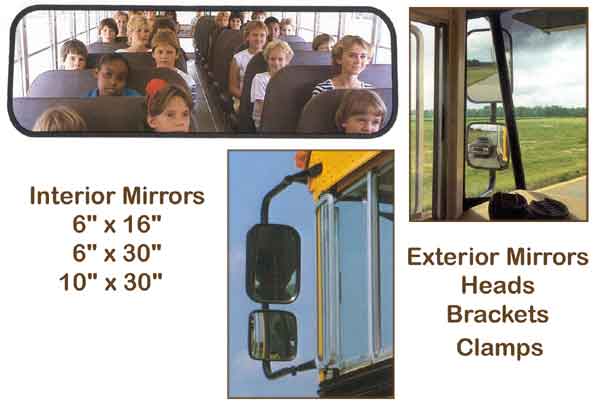 School Bus Rear View Mirrors