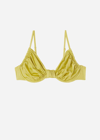 Balconette Bikini Shiny Satin