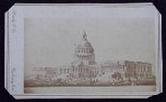 Fine Cdv Engraving of US Capitol by Brady 