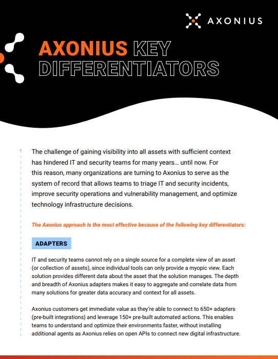 Axonius Federal Systems