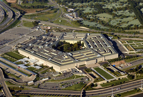 Aerial photo of U.S. Pentagon