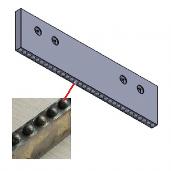 Carbide Insert plow blade cutting edge