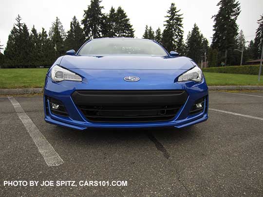 front view 2017 Subaru BRZ Limited, WR Blue color