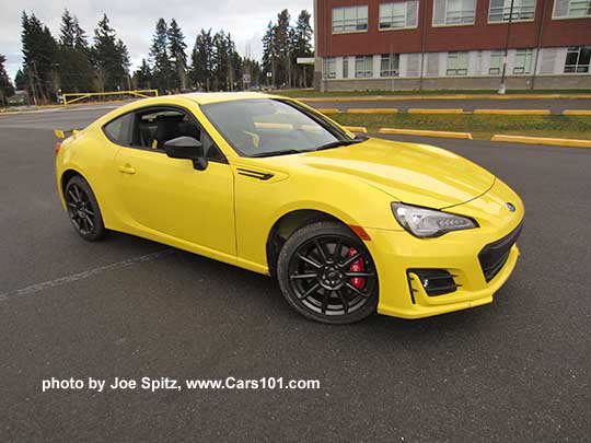 2017 Subaru BRZ Limited Series.Yellow. Only 500 of them made, all Charlesite Yellow