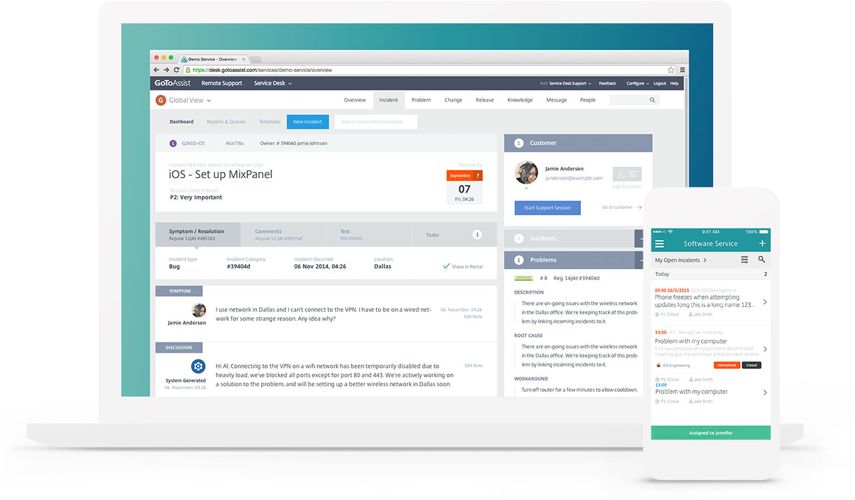 GoToAssist Service Desk