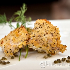 Easy diabetic recipe: Herb-crusted halibut