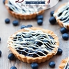 Blueberry Tartlets with White Chocolate Drizzle