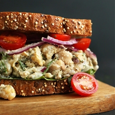 Chickpea Sunflower Sandwich