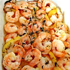 Roasted Lemon Garlic Herb Shrimp