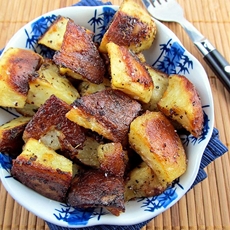 Roasted Mustard Potatoes