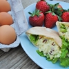 Loaded Egg Salad Pitas