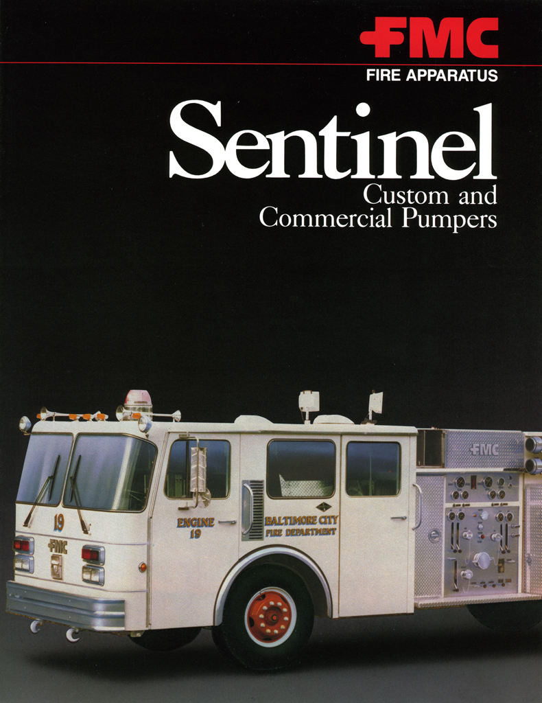 FMC Fire Apparatus Sentinel pumper brochure