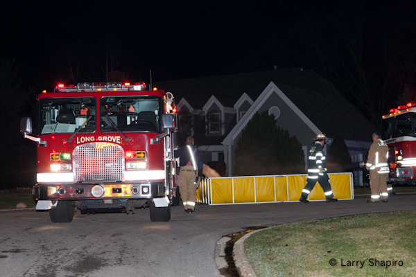 Barrington house fire 11-23-11 Weatherstone Road