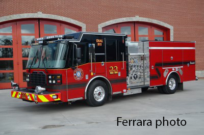 Ferrara fire engine