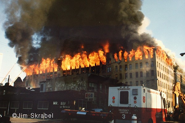 River North Art Gallery Fire