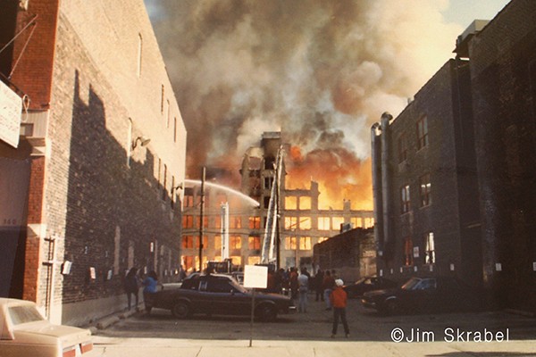 River North Art Gallery Fire