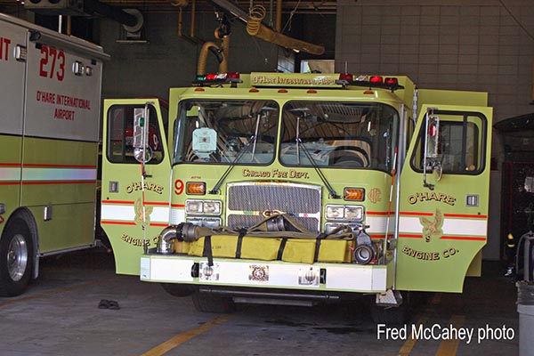 Chicago FD O'Hare Airport Engine 9