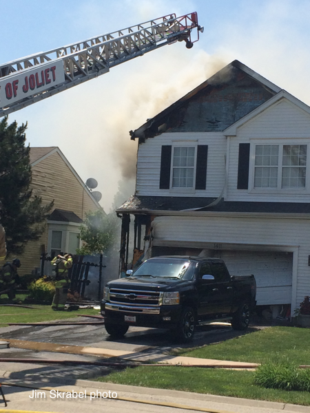 house fire in Joliet IL