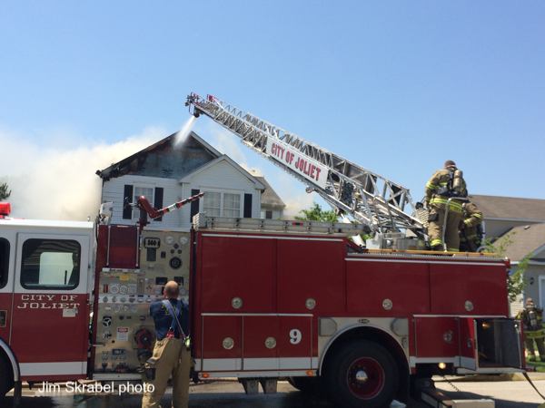 house fire in Joliet IL