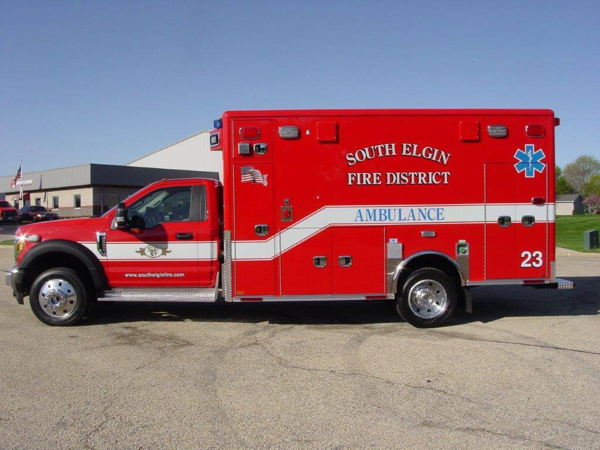 South Elgin Fire District Ambulance 23