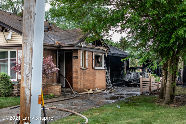 house fire in Park Ridge IL