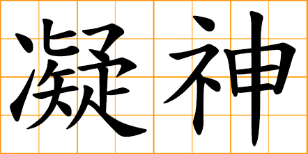 concentration; rapt attention; concentrate one's mind; focusing all one's attention; paying careful attention to