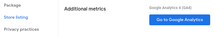 Tempat untuk mengaktifkan Google Analytics