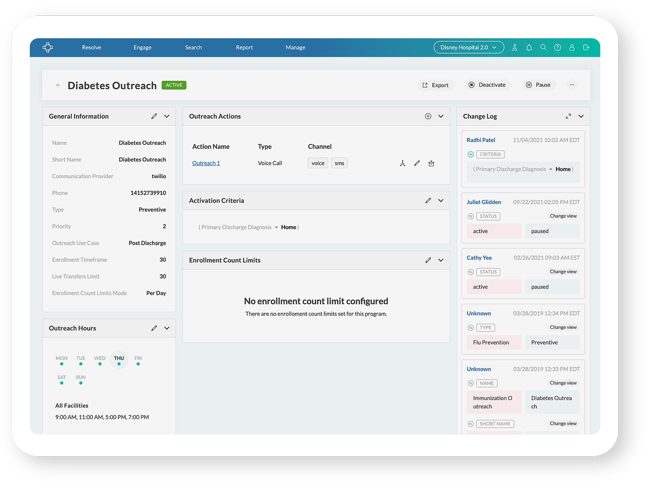 Screen High Risk Readmission