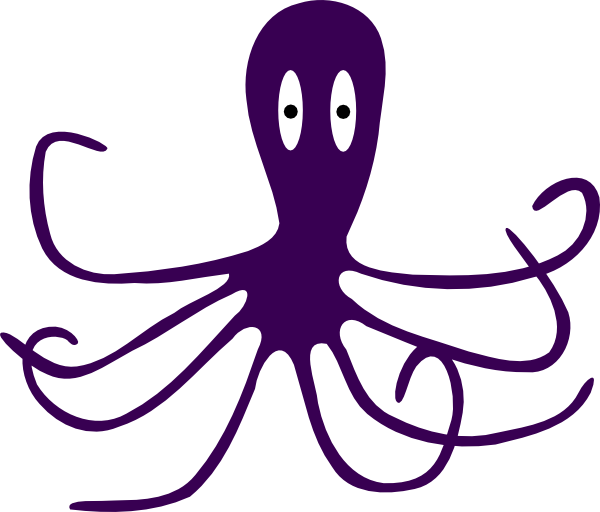 Octopus Cartoon Clip Art