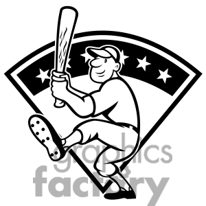 black%20and%20white%20baseball%20player%20clipart