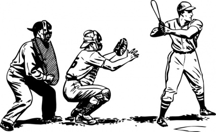 black%20and%20white%20baseball%20player%20clipart